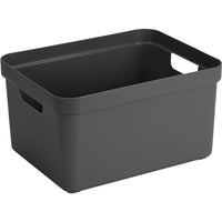 Sunware Sigma Home Opbergbox 32L 44.4X34.2X24.2 Cm Antraciet