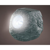 Overige Merken Solarlamp Steen Grijs/Polyresin