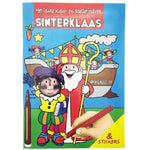 Basic Sinterklaas Kleur- En Spelletjesboek Met Stickers A4