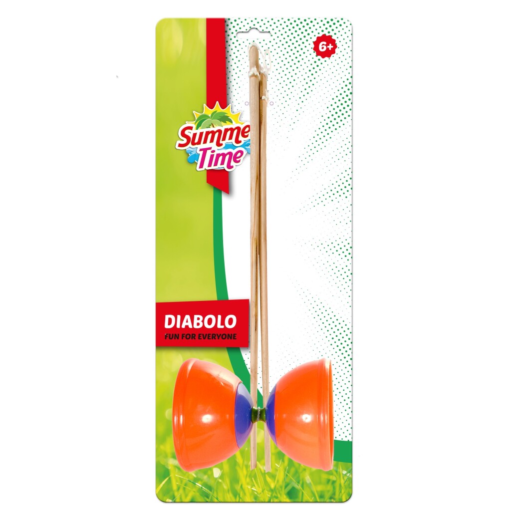 Summertime Diabolo Oranje/Blauw