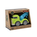 Overige Merken Bioplastic Sleepwagen 18 Cm Blauw/Groen