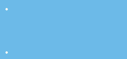 Kangaro 07071-03 Scheidingsstrook 2-Gaats 120X225 180G Rc Blauw