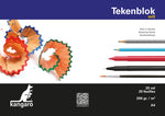 Kangaro K-5551 Tekenblok 210X297Mm 200Gr 20 Vel, Wit