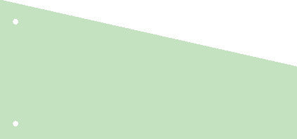 Kangaro 07070-01-Tr Scheidingsstrook 2-Gaats Trapezium 180Gr Rc Groen