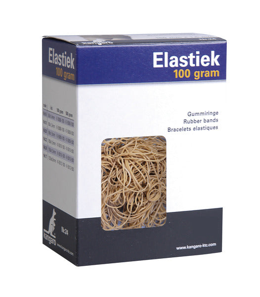 Kangaro K-5006-100 Elastiek Nr. 16 60X1,5Mm 100Gr Naturel