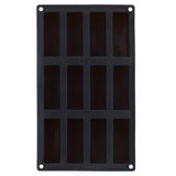 Patisse Mini Cakevorm 12 Vaks 29X17 Cm Zwart/Siliconen