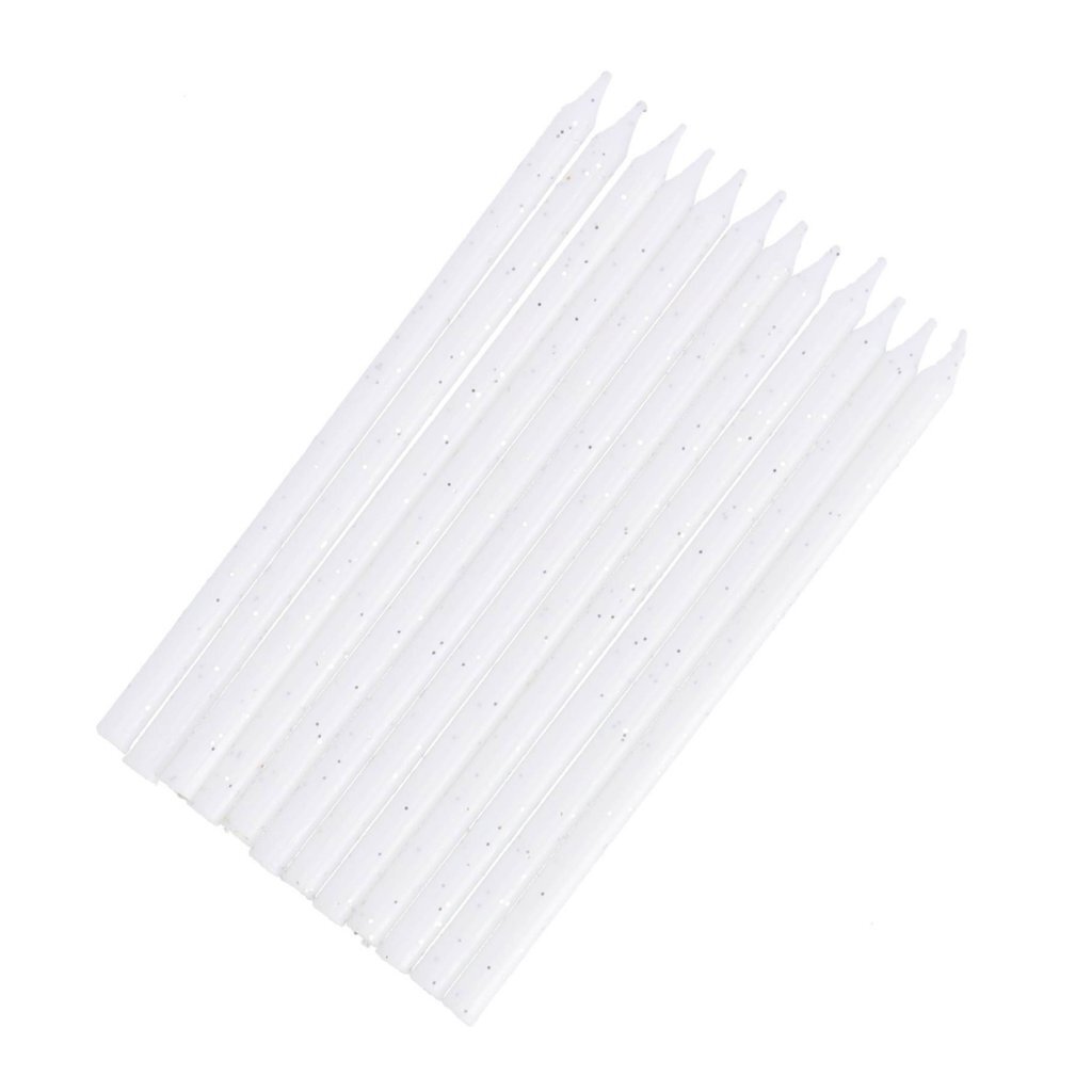 Patisse Verjaardagskaarsjes 14 Cm 12 Stuks Wit
