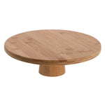 Overige Merken Bamboe Serveerplank Op Voet 28X9 Cm