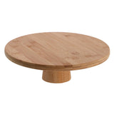 Overige Merken Bamboe Serveerplank Op Voet 28X9 Cm