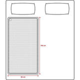 Tomado Teb1510W Elektrische Deken 150X80 Cm Wit/Fleece