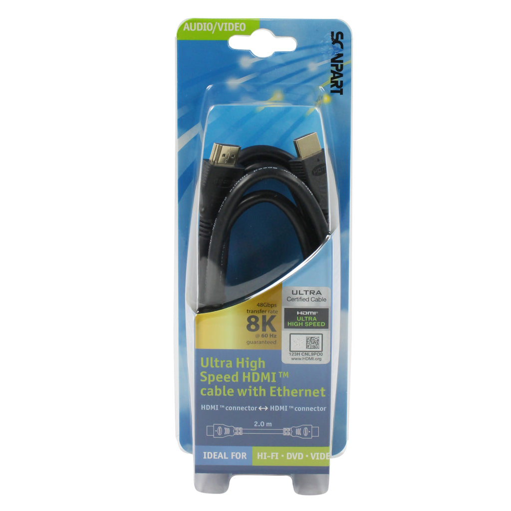Scanpart Hdmi Kabel U.h. Speed 2.1 2,0M