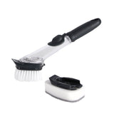 Overige Merken Aqua Laser Afwasborstel Met Dispenser + Schuurspons Zwart/Wit