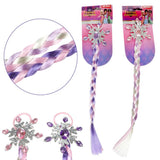 Princess Friends Haarvlecht Aan Elastiek 40 Cm Assorti
