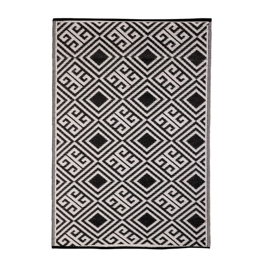 Overige Merken Tuintapijt 120X180 Cm Zwart/Wit