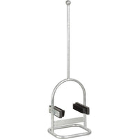 Esschert Design Schoenschraper Met Borstel 78.5 Cm Zilver