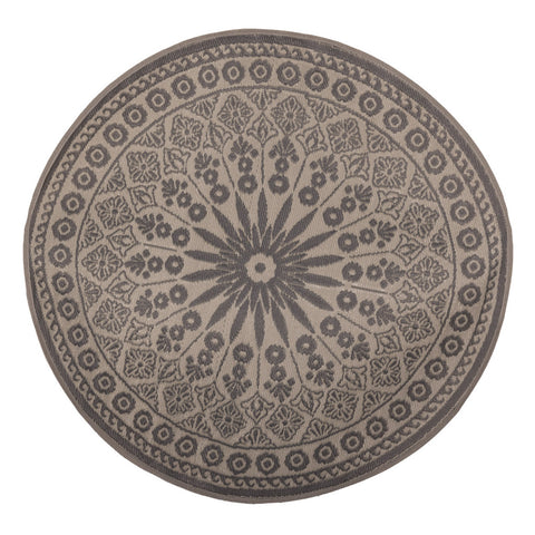 Esschert Design Tuintapijt Grijs Rond 170 Cm