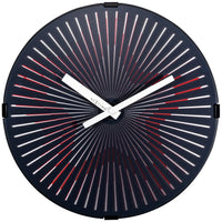 Nextime Ne-3223 Wandklok Dia. 30.5 M..star Plastic Rood Wijzerwit - Extra Krachtig