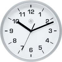 Nextime Nx-7321Zi Wandklok Nxt Diameter 20Cm Kunststof Zilver, Witte Wijzerplaat