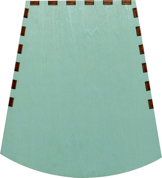 Nextime Ne-5207Tq Tafelklok Rocky 19.5X18X8.8 Cm Hout Turquoise