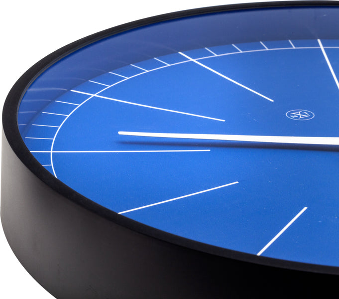 Nextime Nx-7328Bl Wandklok Nxt Ethan Ø 40 Cm Blauw