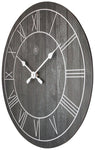 Nextime Nx-7345Zw Wandklok Nxt Paul Dia 40Cm Hout Bruin