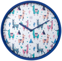 Nextime Nx-7352 Wandklok Nxt Alpalca Dia 30Cm Kunststof Blauw