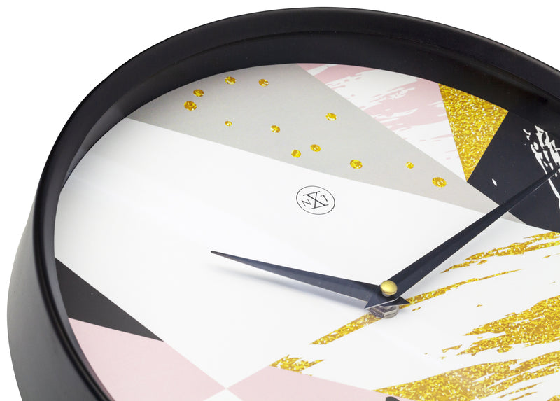Nextime Nx-7354 Wandklok Nxt Grace Dia 30Cm Kunststof Zwart