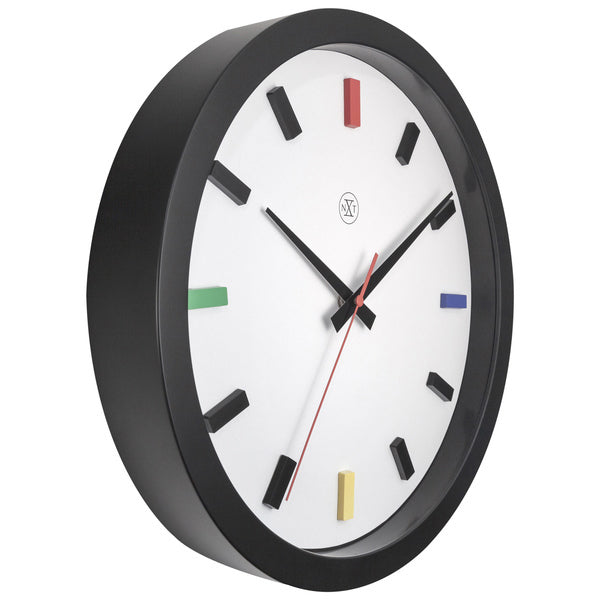 Nextime Nx-7362Di Kleurrijke Wandklok - 36Cm - Stille Klok - Multicolor - Nxt By - "Mix"