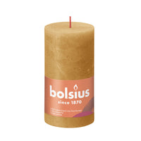 Bolsius Kaars 8X6,8 Cm Honey Rustiek