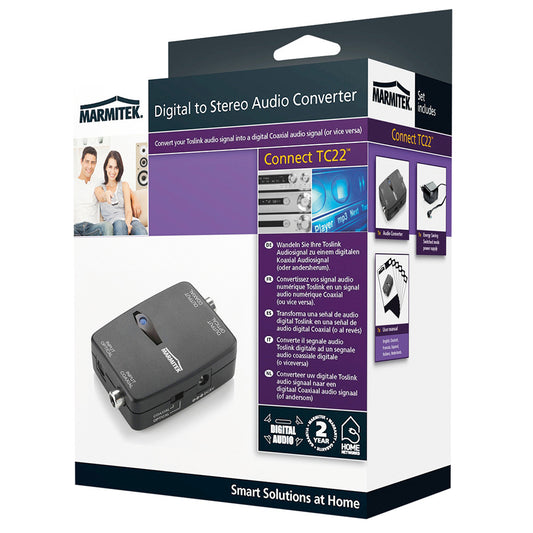 Marmitek Connect Tc22 Audio Converter Toslink - Coaxiaal