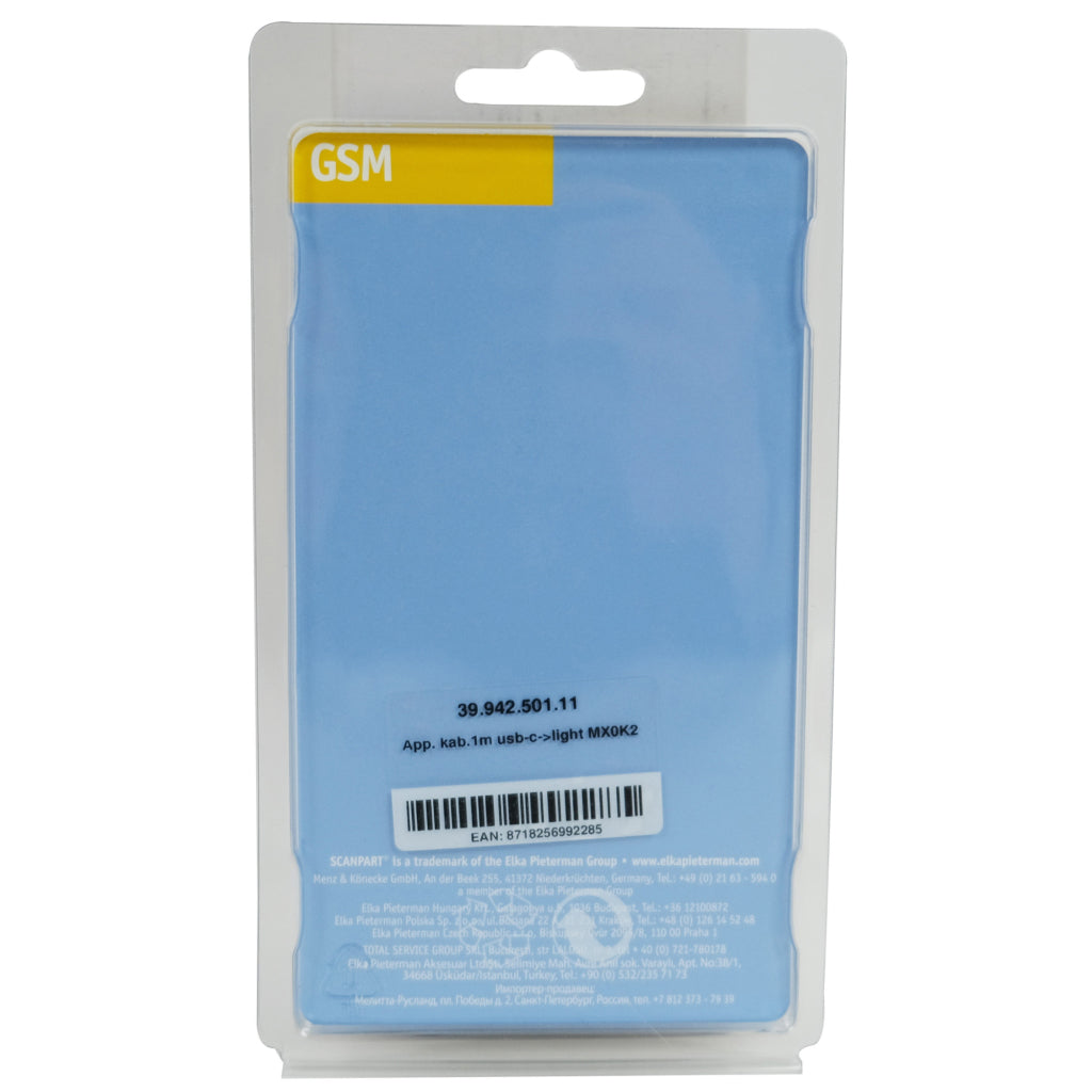 Scanpart Apple Usb-C>Light Mx0K2 1 M Wit