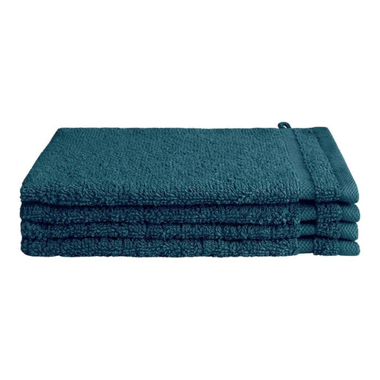 Overige Merken Byrklund Washandjes 16X21 Cm 4 Stuks Donkerblauw/Katoen