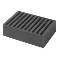 Proplus Bordenhouder Voor 10 Borden 34X25X14 Cm Zwart/Foam