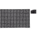Basic Rubberen Deurmat Met Gaten 50X80 Cm Zwart