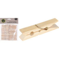 Basic Bamboe Wasknijpers 24 Stuks