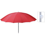 Tom Parasol Shanghai 240 Cm Rood