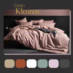 Ten Cate Katoen Satijnen Lits-Jumeaux Dekbedovertrek 240X200/220 Cm Roze