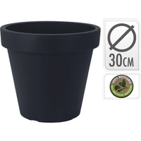 Overige Merken Ecken &Amp; Kanten Bloempot 30X26 Cm Plastic/Antraciet
