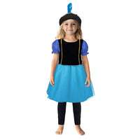 Overige Merken Pietenjurk 98-104 Paars/Blauw