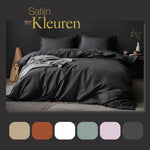 Ten Cate Katoen Satijnen Lits-Jumeaux Dekbedovertrek 240X200/220 Cm Antraciet
