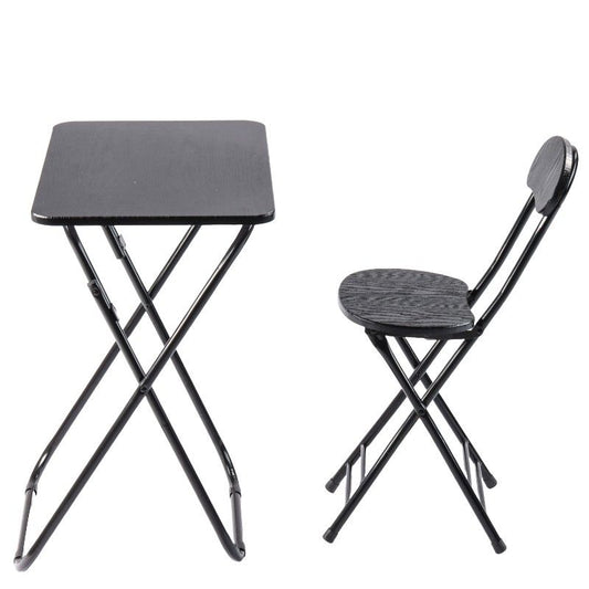 Ceruzo Klaptafel Met Stoel - Zwart