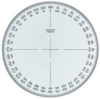Aristo Ar-1512/5 Kompasroos 360° 12 Cm Glashelder Plexiglas