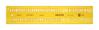 Aristo Ar-5301/5 Lettersjabloon 5Mm H-Profiel Schriftvorm B Recht