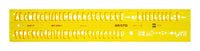 Aristo Ar-5301/7 Lettersjabloon 7Mm H-Profiel Schriftvorm B Recht