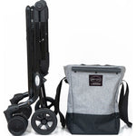 Ceruzo By Playmarket Easy Go Boodschappentrolley  - Zwart-Groen
