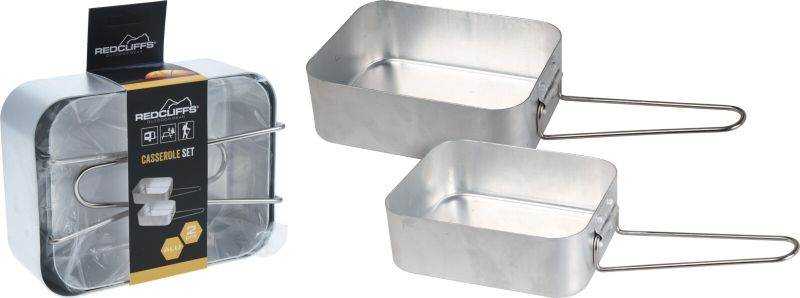 Redcliffs Kampeer Pannensetje - Aluminium