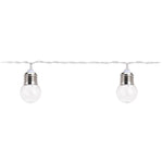 Feestverlichting - 30 Led Bolletjes - 4.50 Meter - Warm Wit - Op Batterijen
