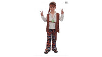 Clown Kinderkostuum Hippie Jongen 7-9 Jaar