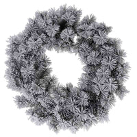 Kerstkrans - Groen Met Sneeuw - 50 Cm