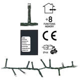 Micro Cluster 560 Led's - 11 Meter - Wit - 8 Functies + Geheugen